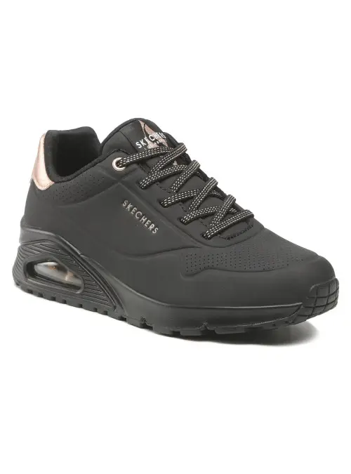 Skechers Damskie Sneakersy Uno 155196BBK Czarny | Sklep Monotox