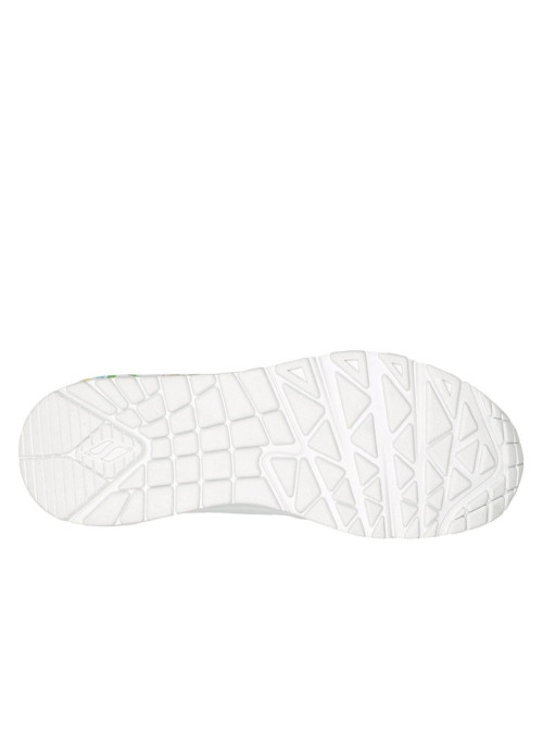 Skechers Damskie Sneakersy Uno Highlight Love 177981WMLT Biały | Sklep Monotox