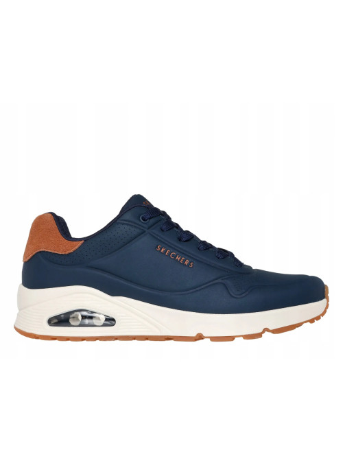 Skechers Męskie Sneakersy Uno Suited On Air 183004NVY Granatowy | Sklep Monotox