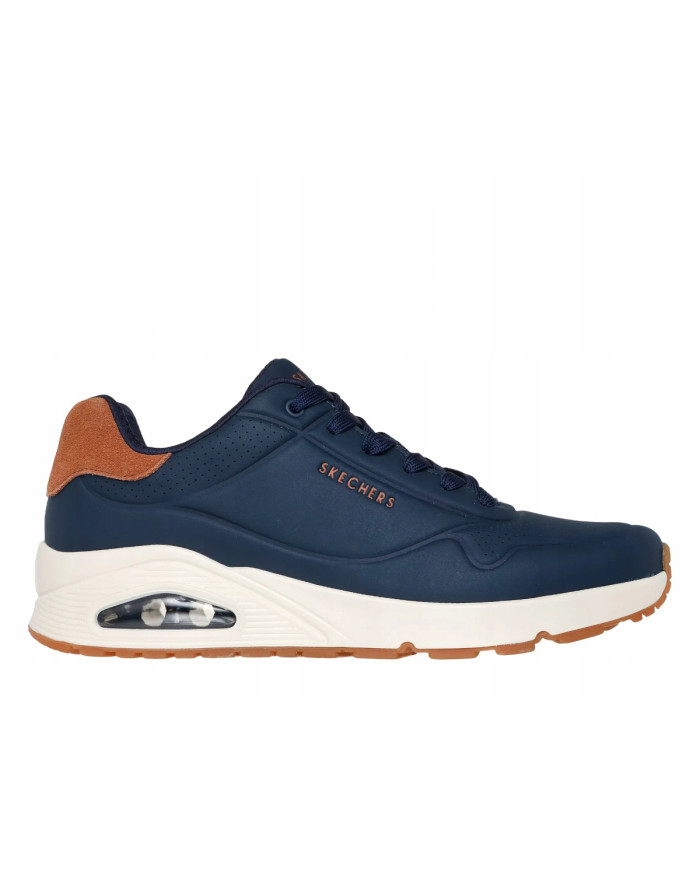 Skechers Męskie Sneakersy Uno Suited On Air 183004NVY Granatowy | Sklep Monotox