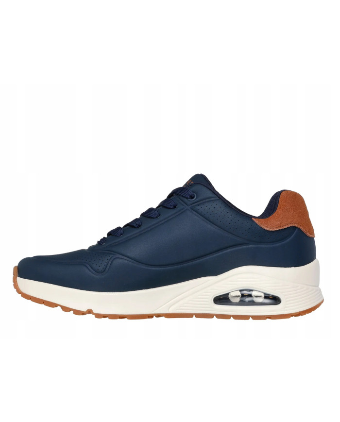 Skechers Męskie Sneakersy Uno Suited On Air 183004NVY Granatowy | Sklep Monotox