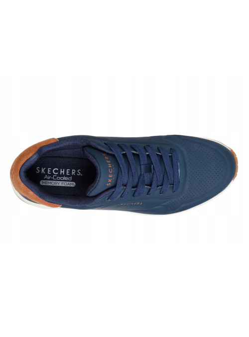 Skechers Męskie Sneakersy Uno Suited On Air 183004NVY Granatowy | Sklep Monotox