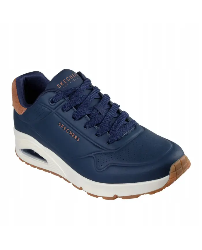 Skechers Męskie Sneakersy Uno Suited On Air 183004NVY Granatowy | Sklep Monotox