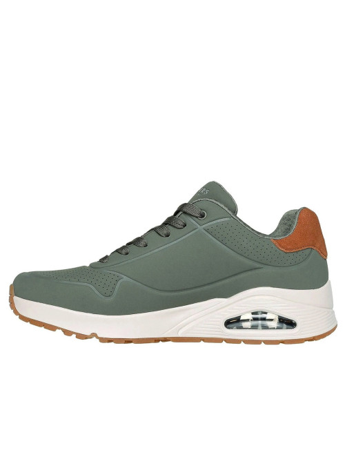 Skechers Męskie Sneakersy Uno Suited On Air 183004OLV Zielony | Sklep Monotox