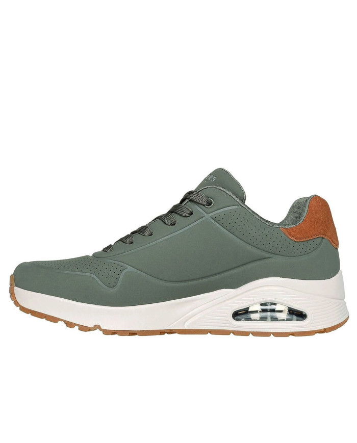 Skechers Męskie Sneakersy Uno Suited On Air 183004OLV Zielony | Sklep Monotox