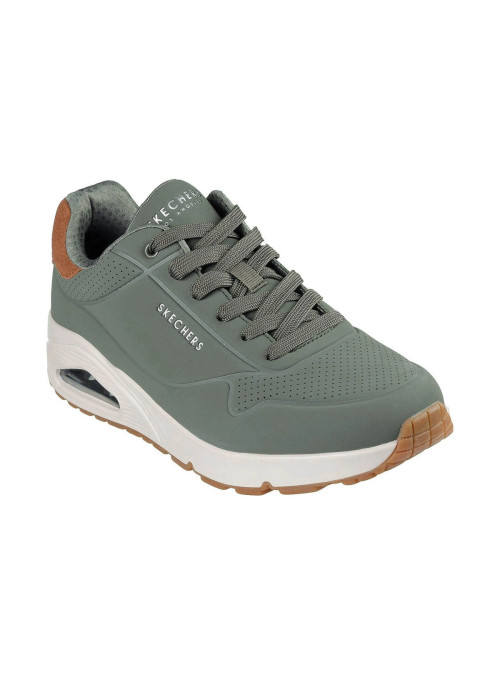 Skechers Męskie Sneakersy Uno Suited On Air 183004OLV Zielony | Sklep Monotox