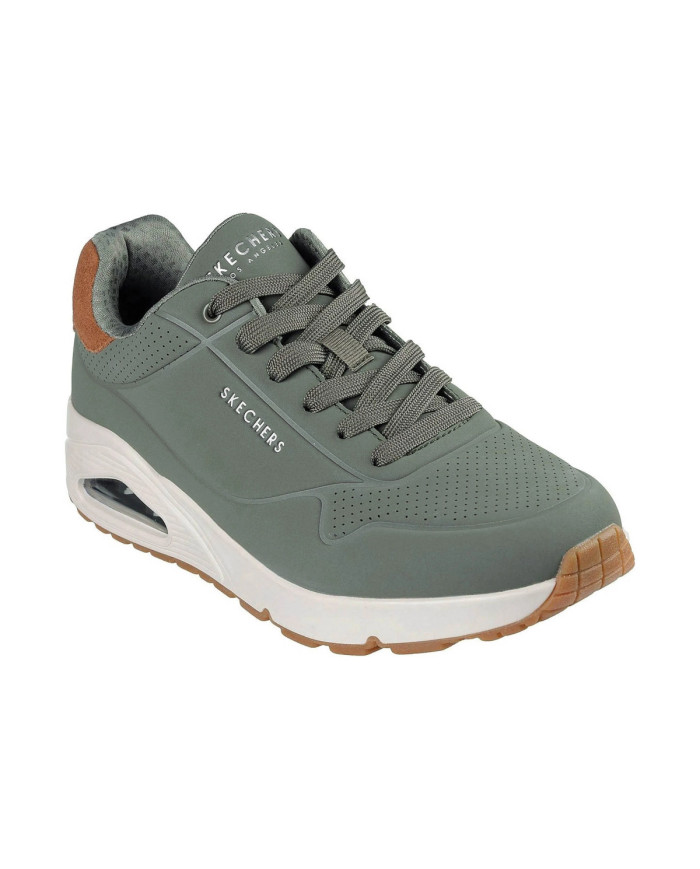 Skechers Męskie Sneakersy Uno Suited On Air 183004OLV Zielony | Sklep Monotox