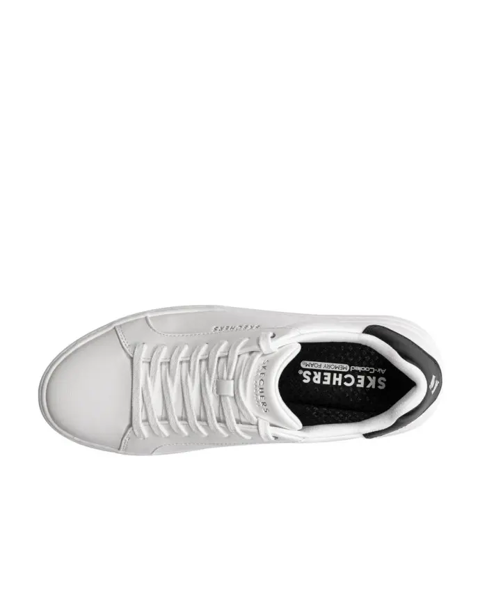 Skechers Męskie Sneakersy Court Break Suit Sneaker 183175WHT Biały | Sklep Monotox