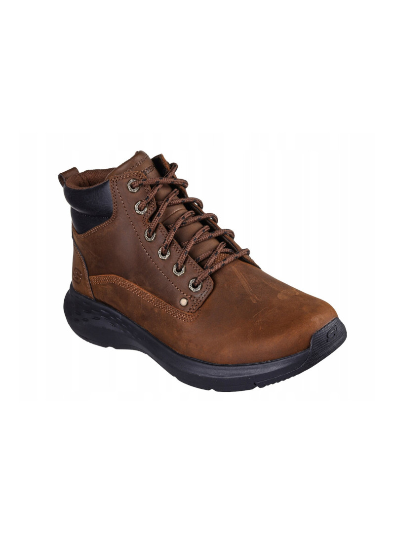 Skechers Męskie Sneakersy Parson Ederic 205175CDB Brązowy | Sklep Monotox