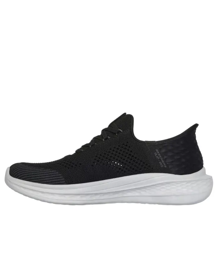 Skechers Męskie Sneakersy Slade Quinto 210810BLK Czarny | Sklep Monotox