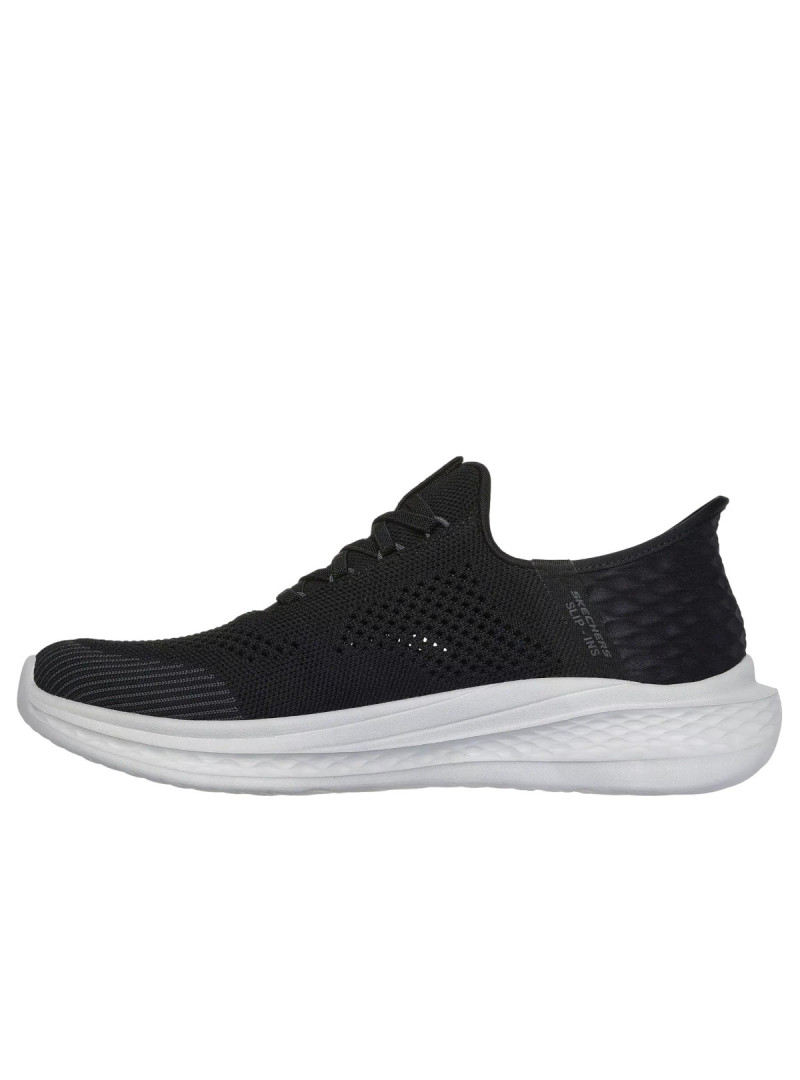 Skechers Męskie Sneakersy Slade Quinto 210810BLK Czarny | Sklep Monotox