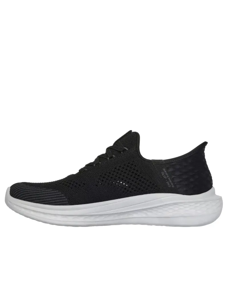 Skechers Męskie Sneakersy Slade Quinto 210810BLK Czarny | Sklep Monotox