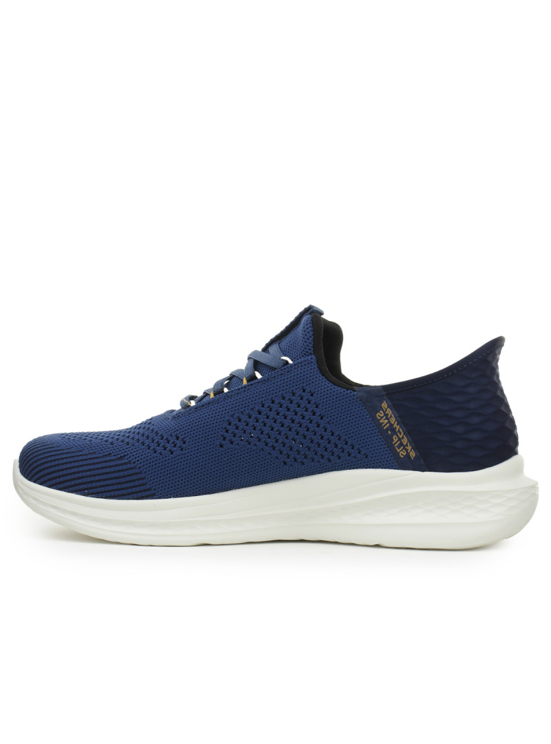 Skechers Męskie Sneakersy Slade Quinto 210810BLU Niebieski | Sklep Monotox
