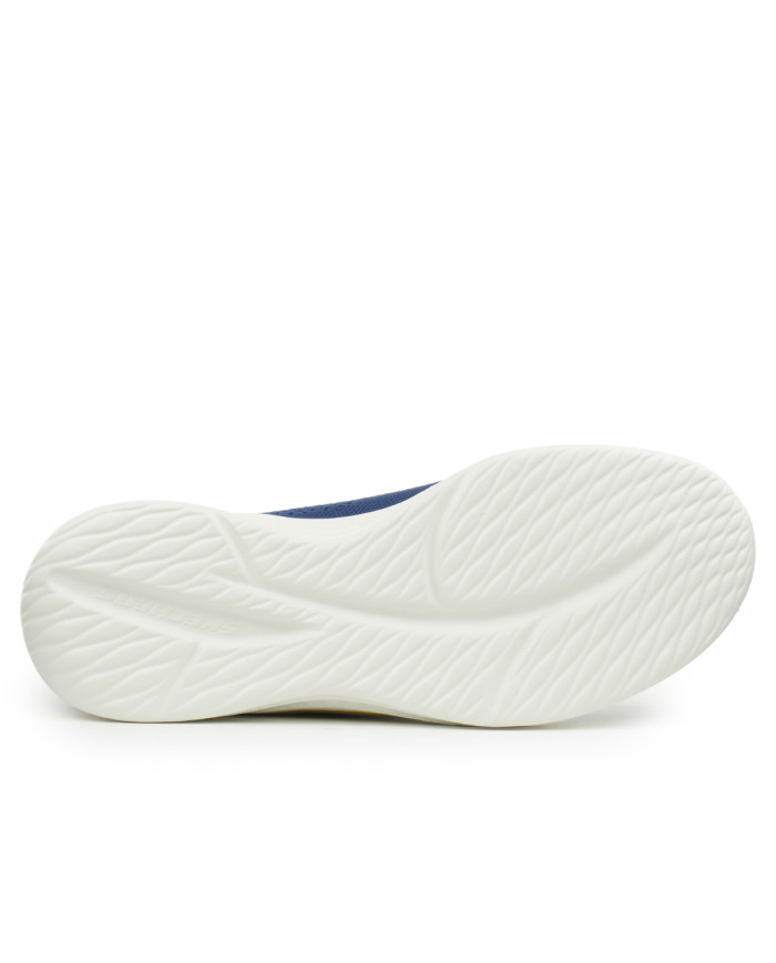 Skechers Męskie Sneakersy Slade Quinto 210810BLU Niebieski | Sklep Monotox