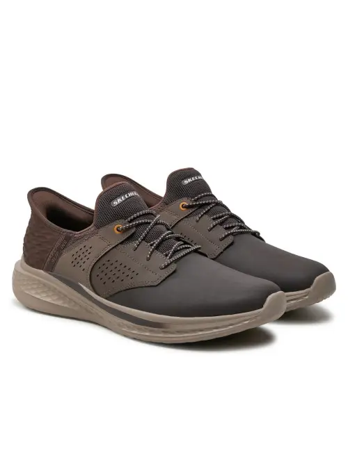 Skechers Męskie Sneakersy Slade Macklin 210890CHOC Brązowy | Sklep Monotox