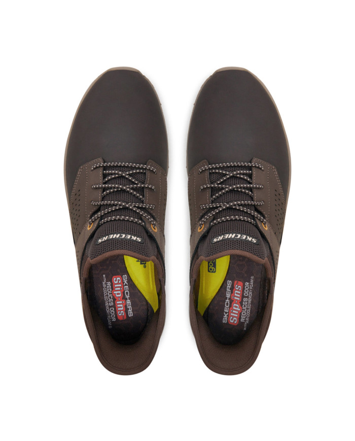 Skechers Męskie Sneakersy Slade Macklin 210890CHOC Brązowy | Sklep Monotox