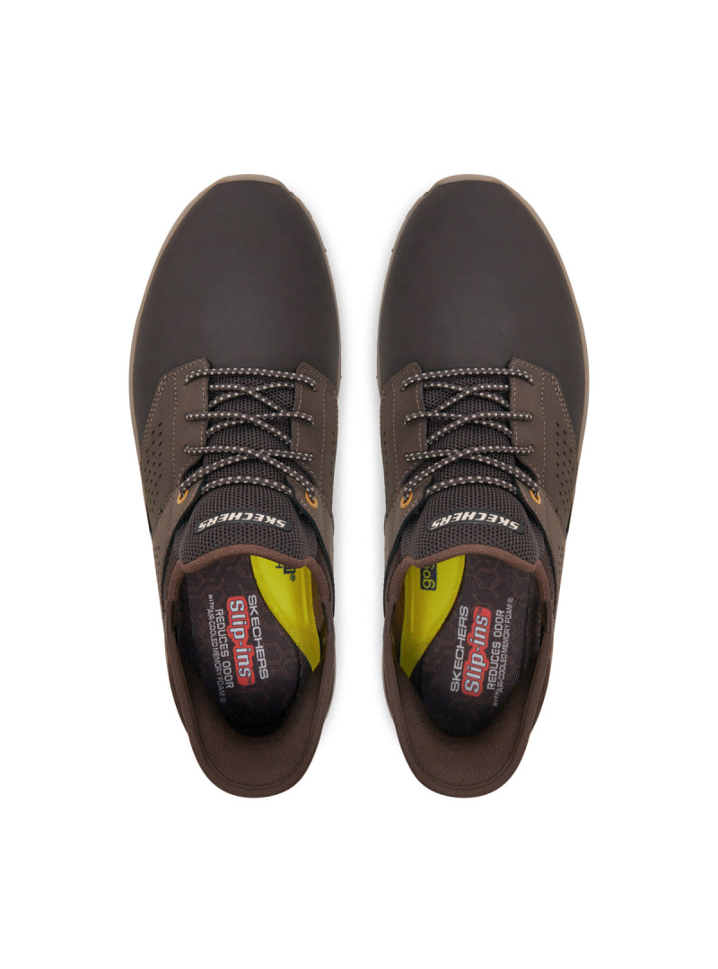 Skechers Męskie Sneakersy Slade Macklin 210890CHOC Brązowy | Sklep Monotox