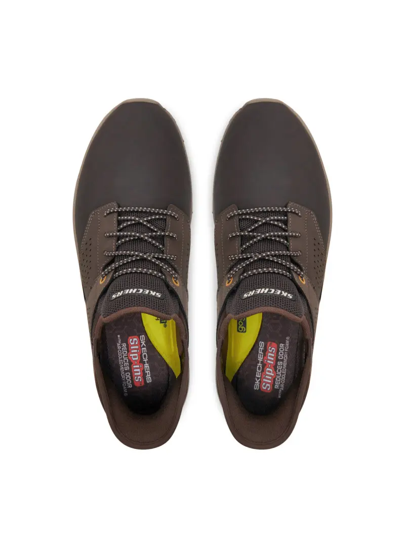 Skechers Męskie Sneakersy Slade Macklin 210890CHOC Brązowy | Sklep Monotox