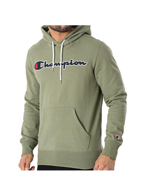 Champion Męska Bluza Hooded Sweatshirt 214183GS030 Zielony | Sklep Monotox