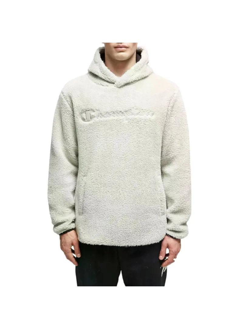 Champion Męska Bluza Hooded Top 214973ES066 Beżowy | Sklep Monotox