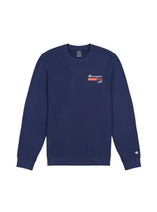 Champion Męska Bluza Crewneck Sweatshirt 215708BS508 Granatowy | Sklep Monotox