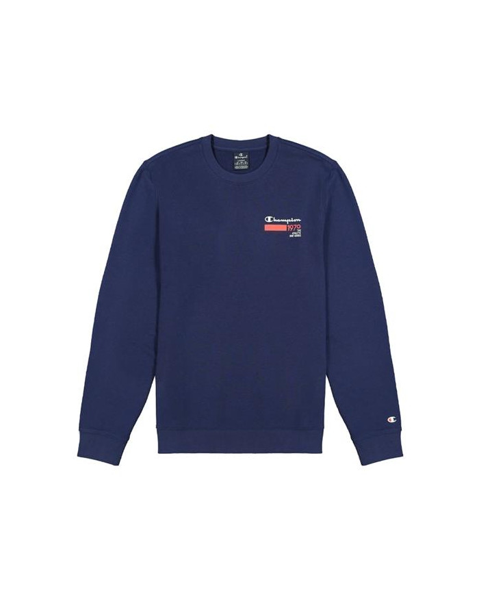 Champion Męska Bluza Crewneck Sweatshirt 215708BS508 Granatowy | Sklep Monotox
