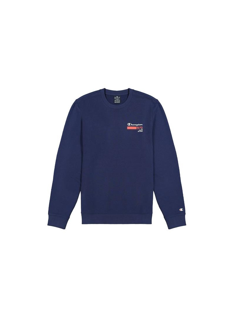Champion Męska Bluza Crewneck Sweatshirt 215708BS508 Granatowy | Sklep Monotox