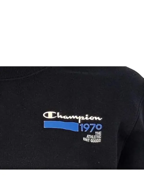 Champion Męska Bluza Crewneck Sweatshirt 215708KK001 Czarny | Sklep Monotox
