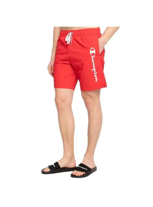 Champion Męska MODA PLAŻOWA Beachshort 216069RS005 Czerwony | Sklep Monotox