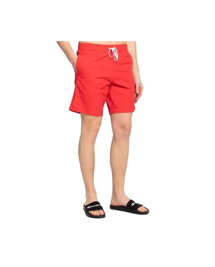 Champion Męska MODA PLAŻOWA Beachshort 216069RS005 Czerwony | Sklep Monotox