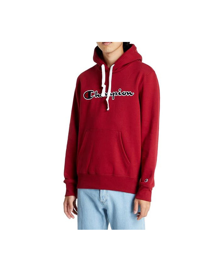 Champion Męska Bluza Hooded Sweatshirt 216470RS506 Czerwony | Sklep Monotox