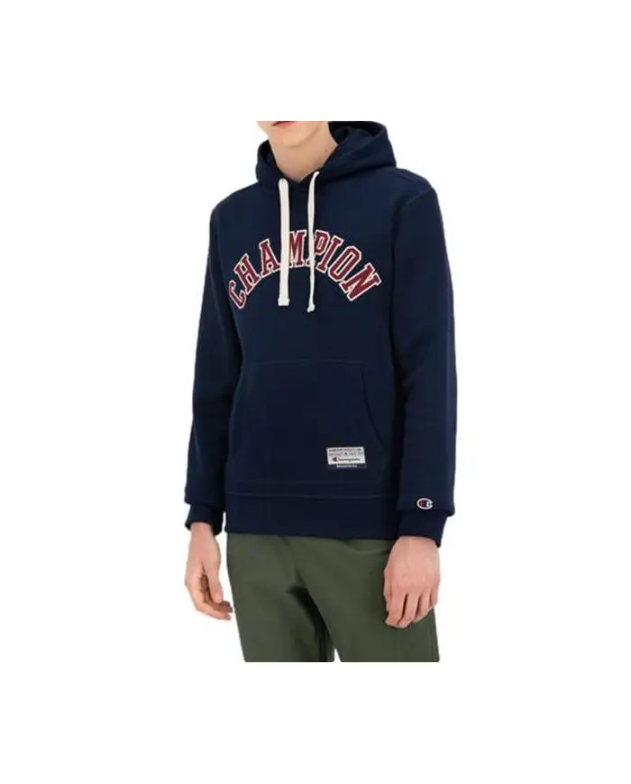 Champion Męska Bluza Hooded Sweatshirt 216569BS538 Granatowy | Sklep Monotox