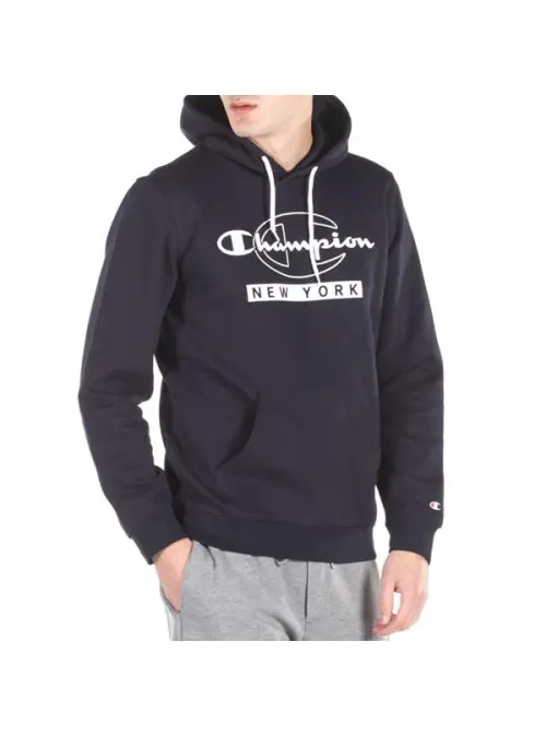 Champion Męska Bluza Hooded Sweatshirt 216603BS501 Granatowy | Sklep Monotox
