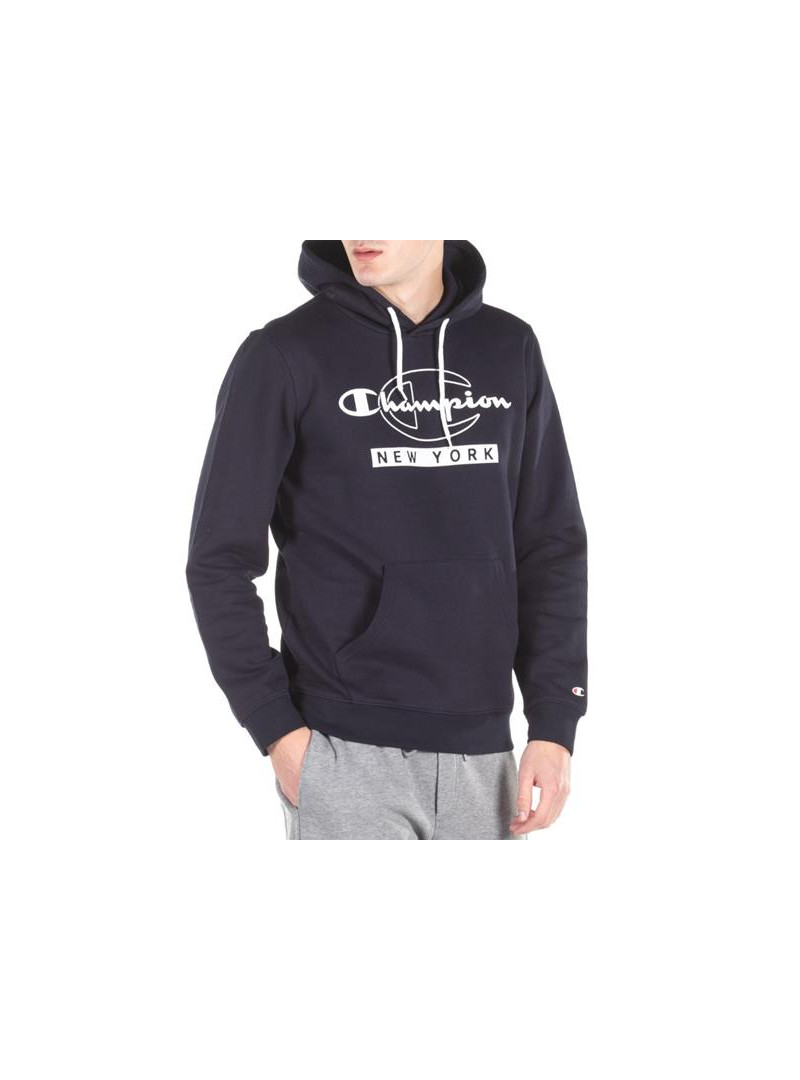 Champion Męska Bluza Hooded Sweatshirt 216603BS501 Granatowy | Sklep Monotox