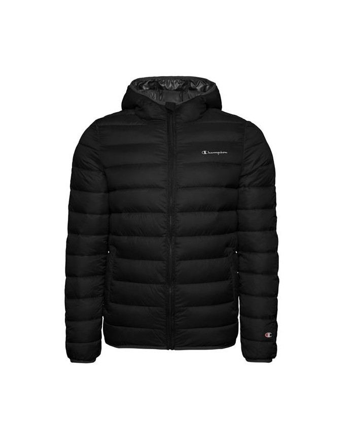 Champion Legacy Męska Kurtka Hooded Jacket 216647KK001 Czarny | Sklep Monotox