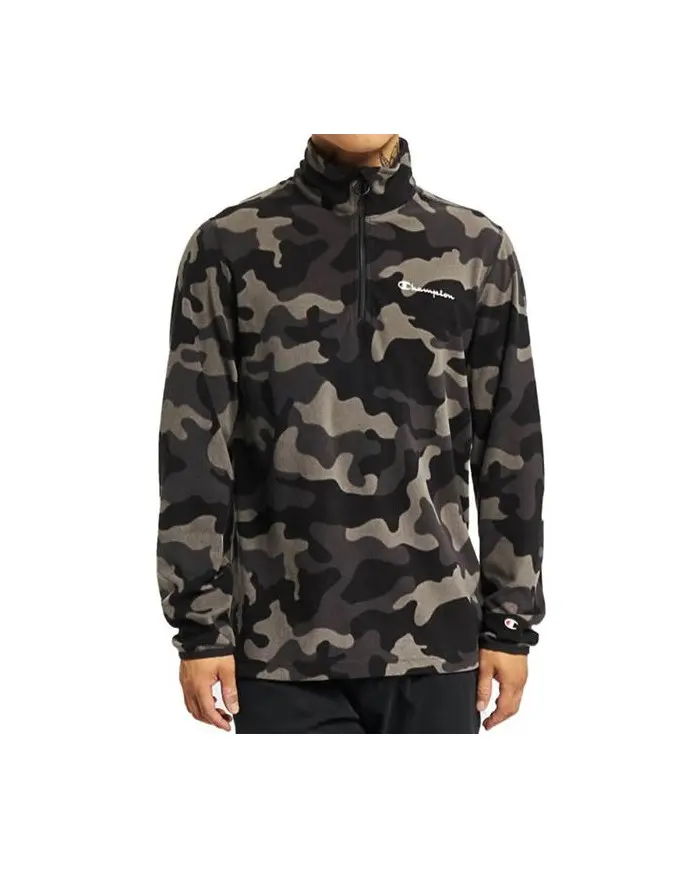 Champion Męska Bluza Half Zip Top 216696EL519 Zielony | Sklep Monotox