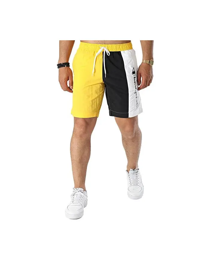 Champion Męskie Szorty Beachshort 217488YS011 Żółty | Sklep Monotox