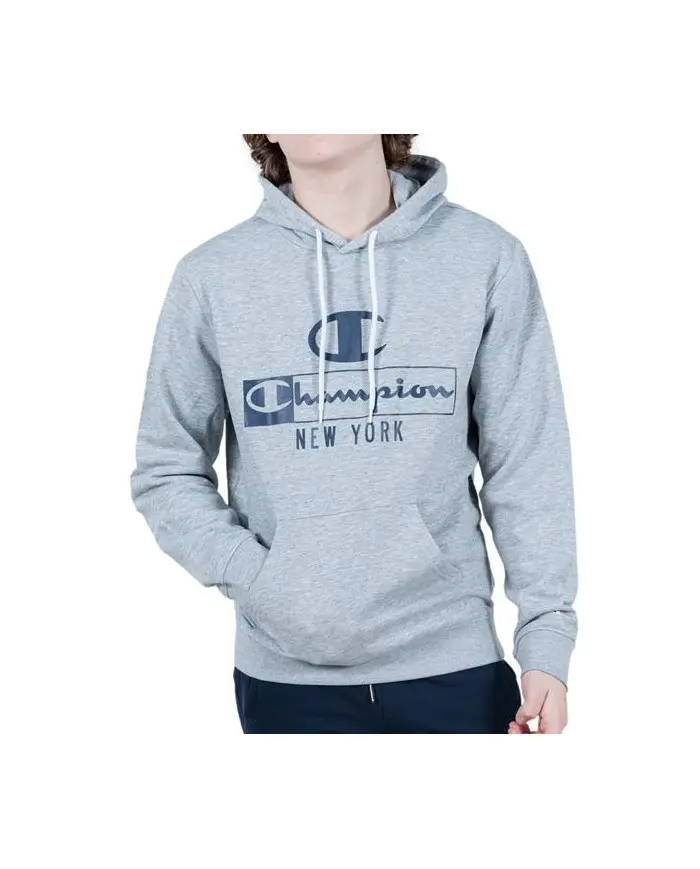 Champion Męska Bluza Hooded Sweatshirt 217994EM006 Szary | Sklep Monotox