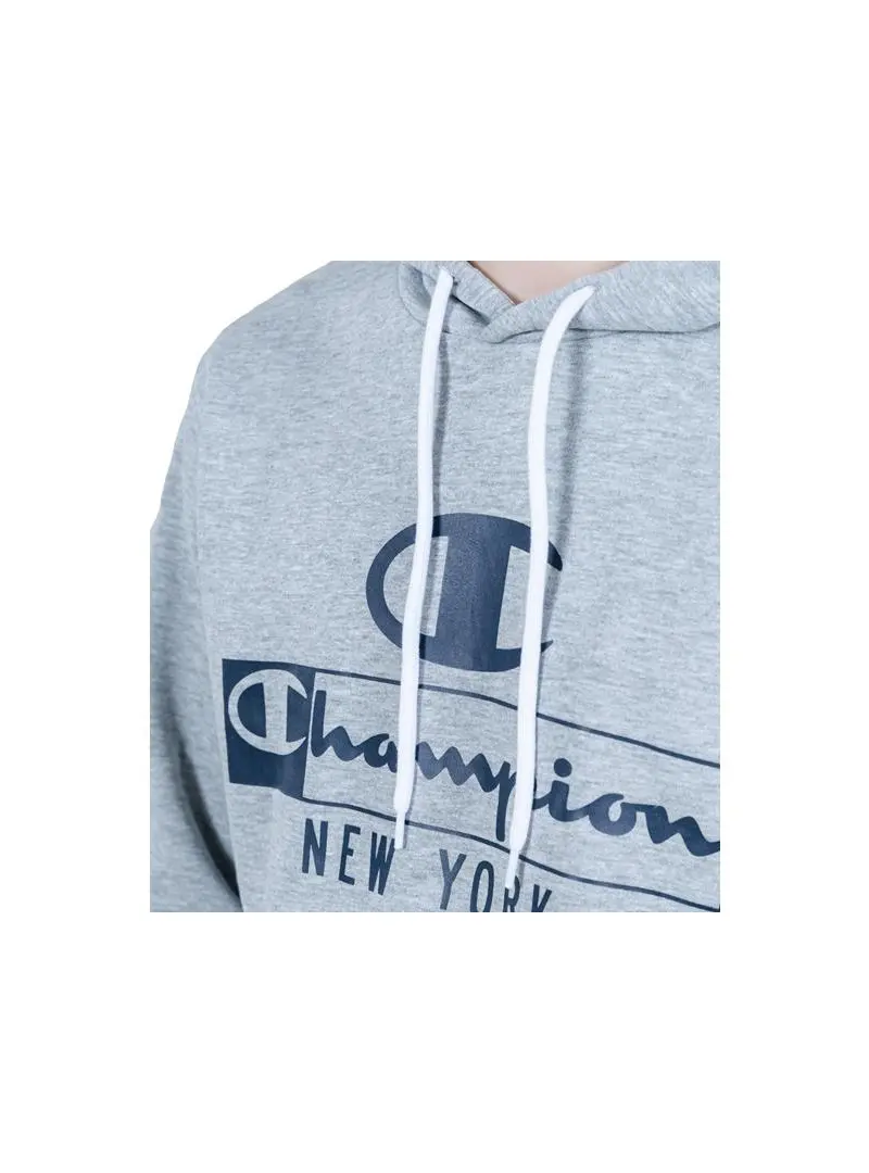 Champion Męska Bluza Hooded Sweatshirt 217994EM006 Szary | Sklep Monotox