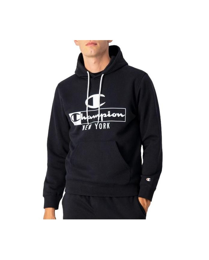 Champion Męska Bluza Hooded Sweatshirt 217994KK001 Czarny | Sklep Monotox