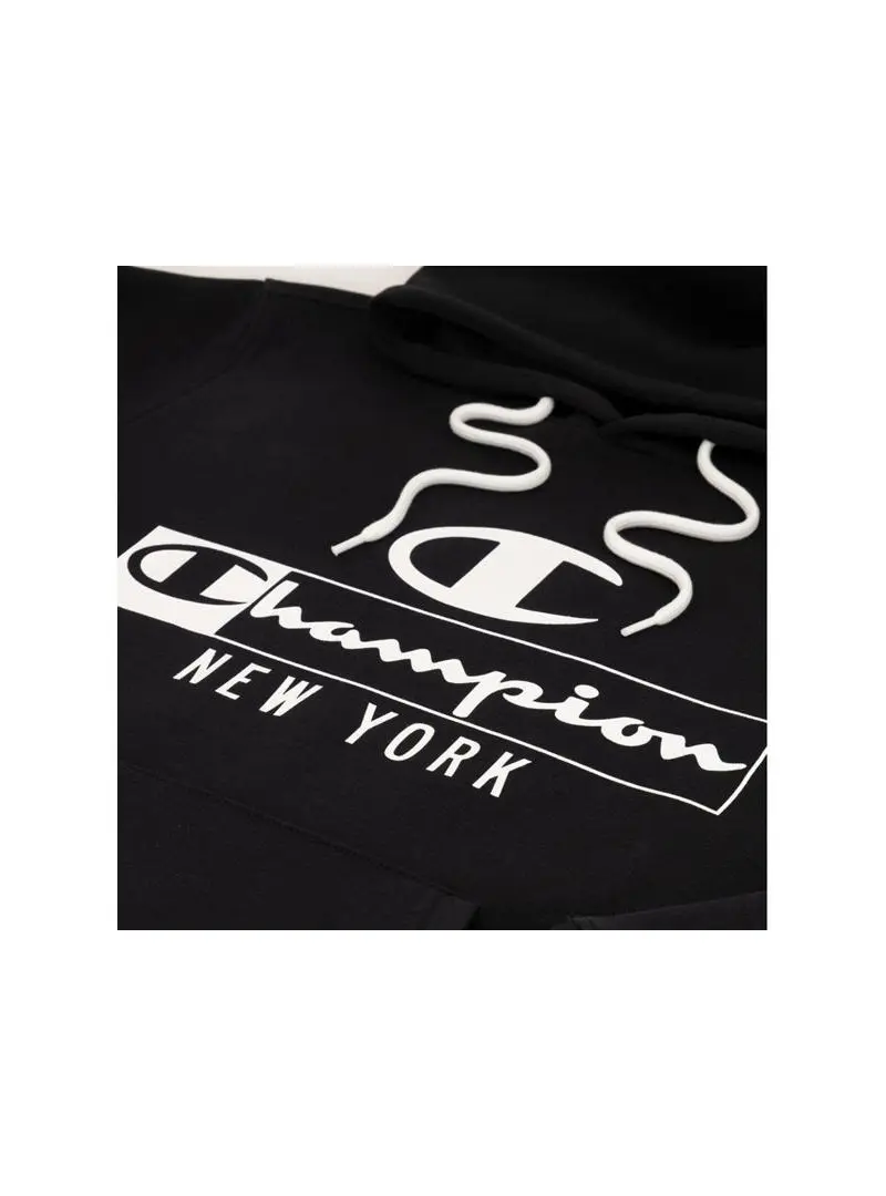 Champion Męska Bluza Hooded Sweatshirt 217994KK001 Czarny | Sklep Monotox