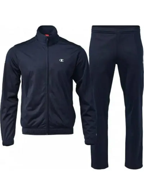 Champion Męskie Dresy Tracksuit 218097BS501 Granatowy | Sklep Monotox