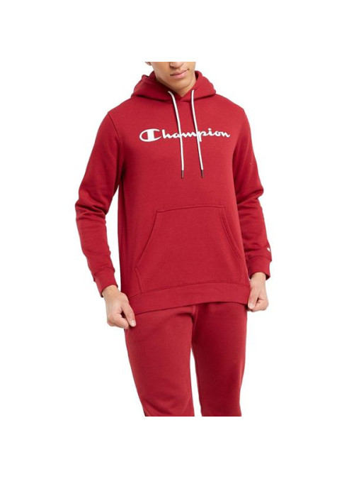 Champion Męska Bluza Hooded Sweatshirt 218282RS506 Czerwony | Sklep Monotox