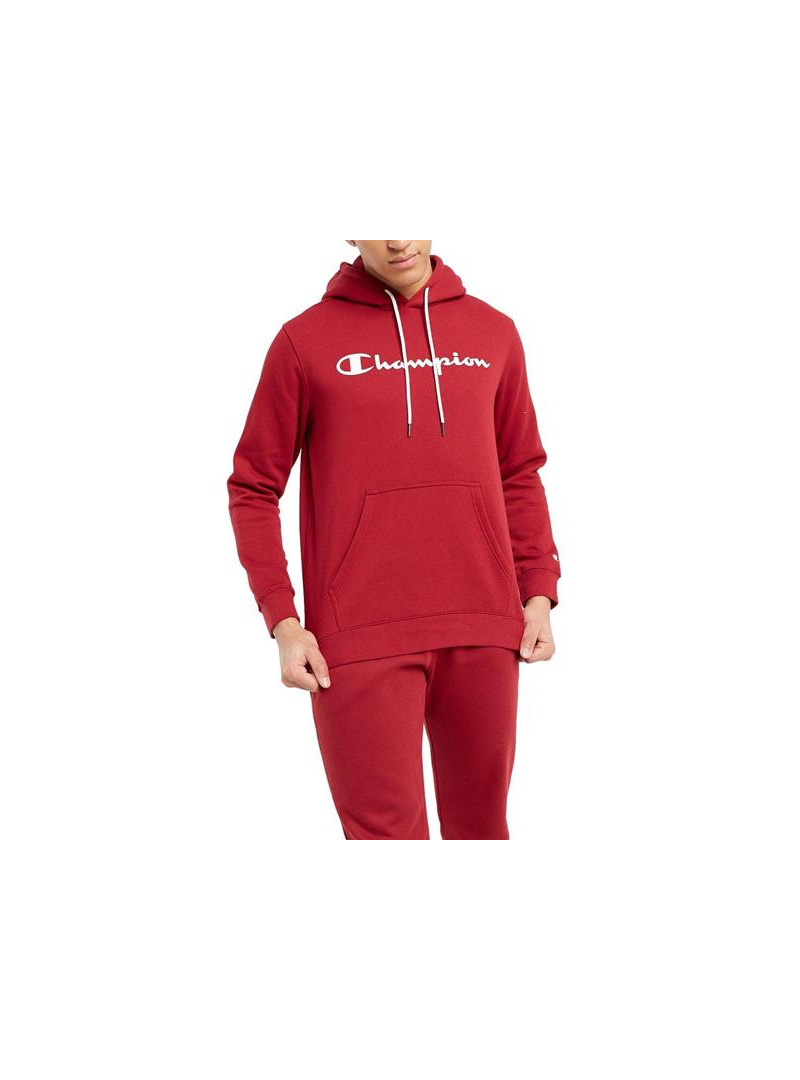 Champion Męska Bluza Hooded Sweatshirt 218282RS506 Czerwony | Sklep Monotox