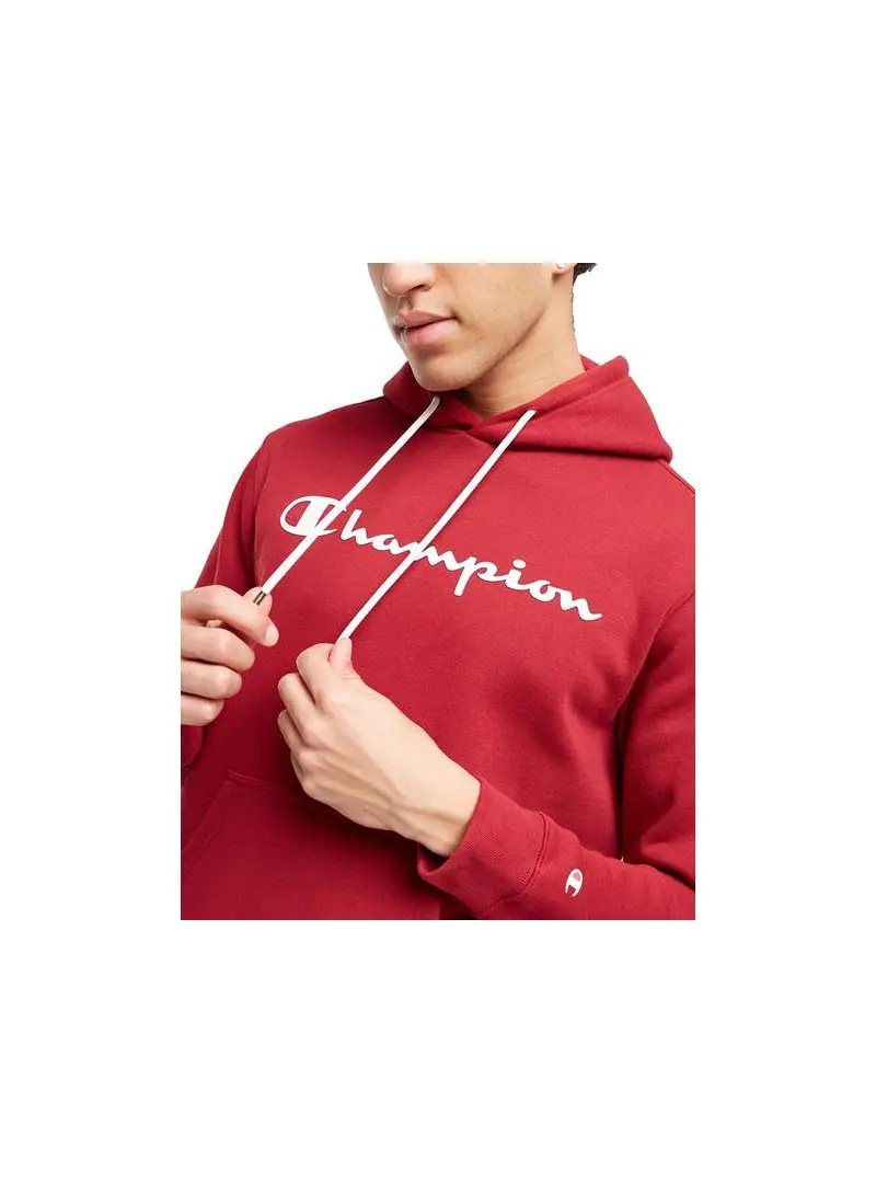 Champion Męska Bluza Hooded Sweatshirt 218282RS506 Czerwony | Sklep Monotox