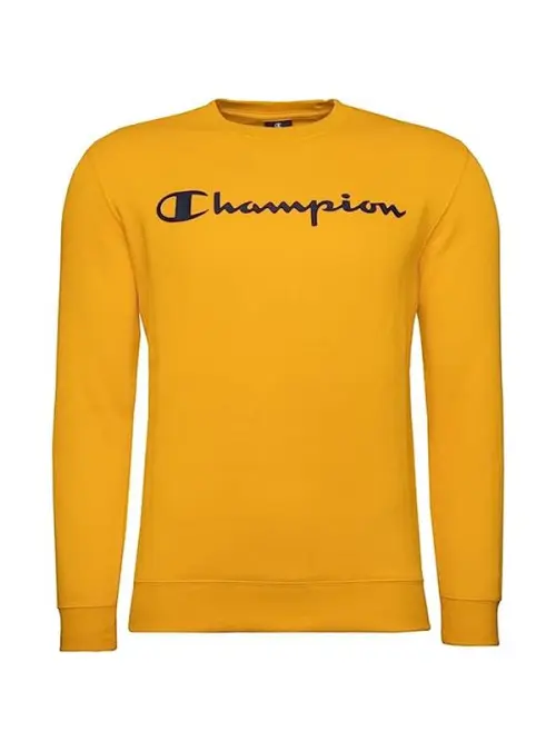 Champion Męska Bluza Crewneck Sweatshirt 218283YS113 Żółty | Sklep Monotox