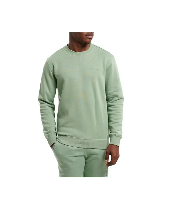 Champion Męska Bluza Crewneck Sweatshirt 218288GS088 Zielony | Sklep Monotox