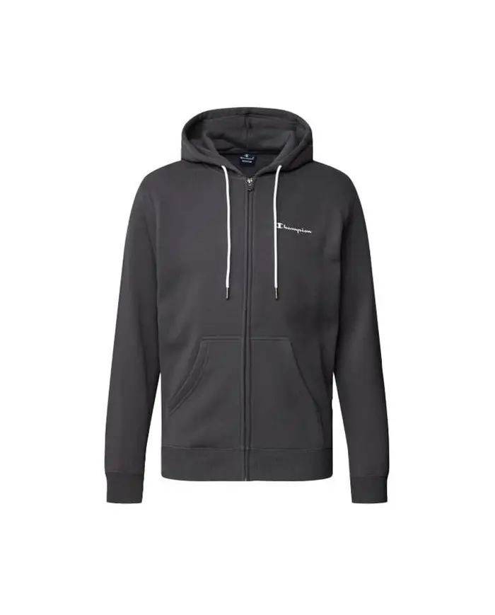 Champion Męska Bluza Hooded Full Zip Sweat 218289ES509 Szary | Sklep Monotox