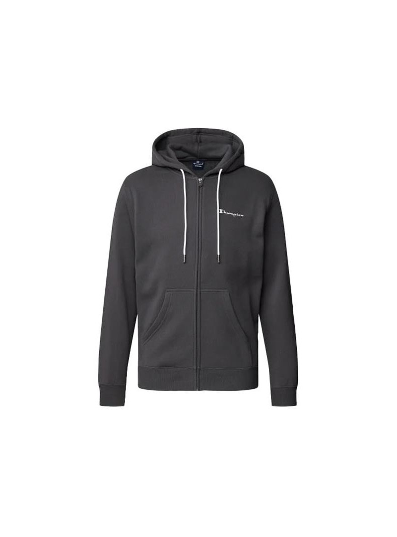 Champion Męska Bluza Hooded Full Zip Sweat 218289ES509 Szary | Sklep Monotox