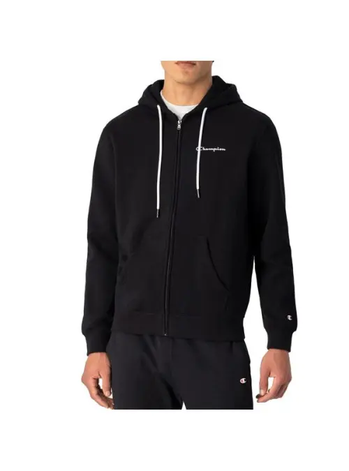 Champion Męska Bluza Hooded Full Zip Sweat 218289KK001 Czarny | Sklep Monotox